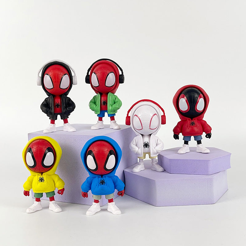 Trendy clothes, sweatshirts, Spider-Man, Avengers, anime, trendy toys, figures, cakes, ornaments, toys, dolls wholesale